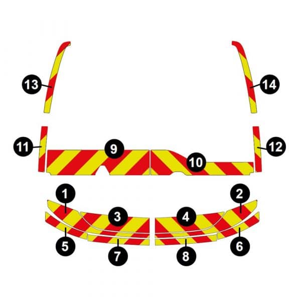 Kit Jaune-Rouge Partiel - RENAULT Master H2 (2024) – Image 2